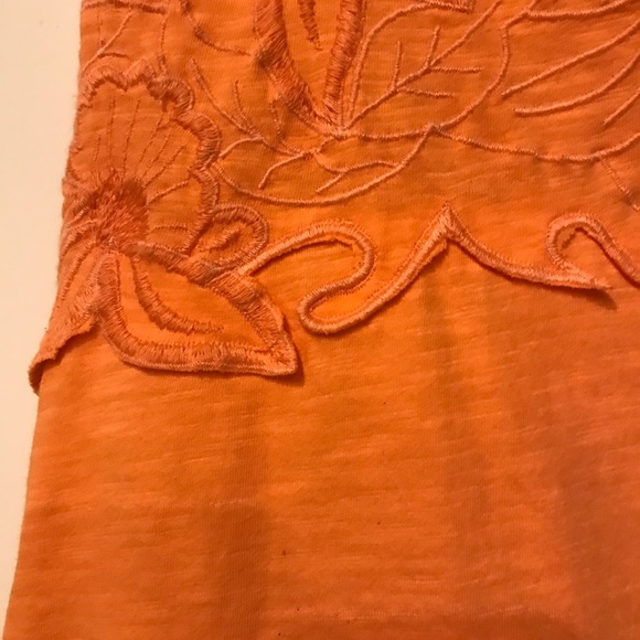 ⚡️ Free People Orange Crocheted Razorback Tank - Picture 6 of 13